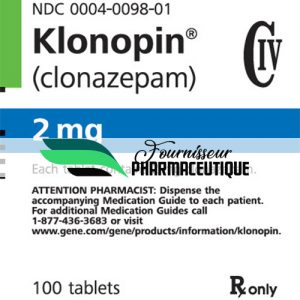 Klonopin (clonazepam) 2mg acheter en ligne